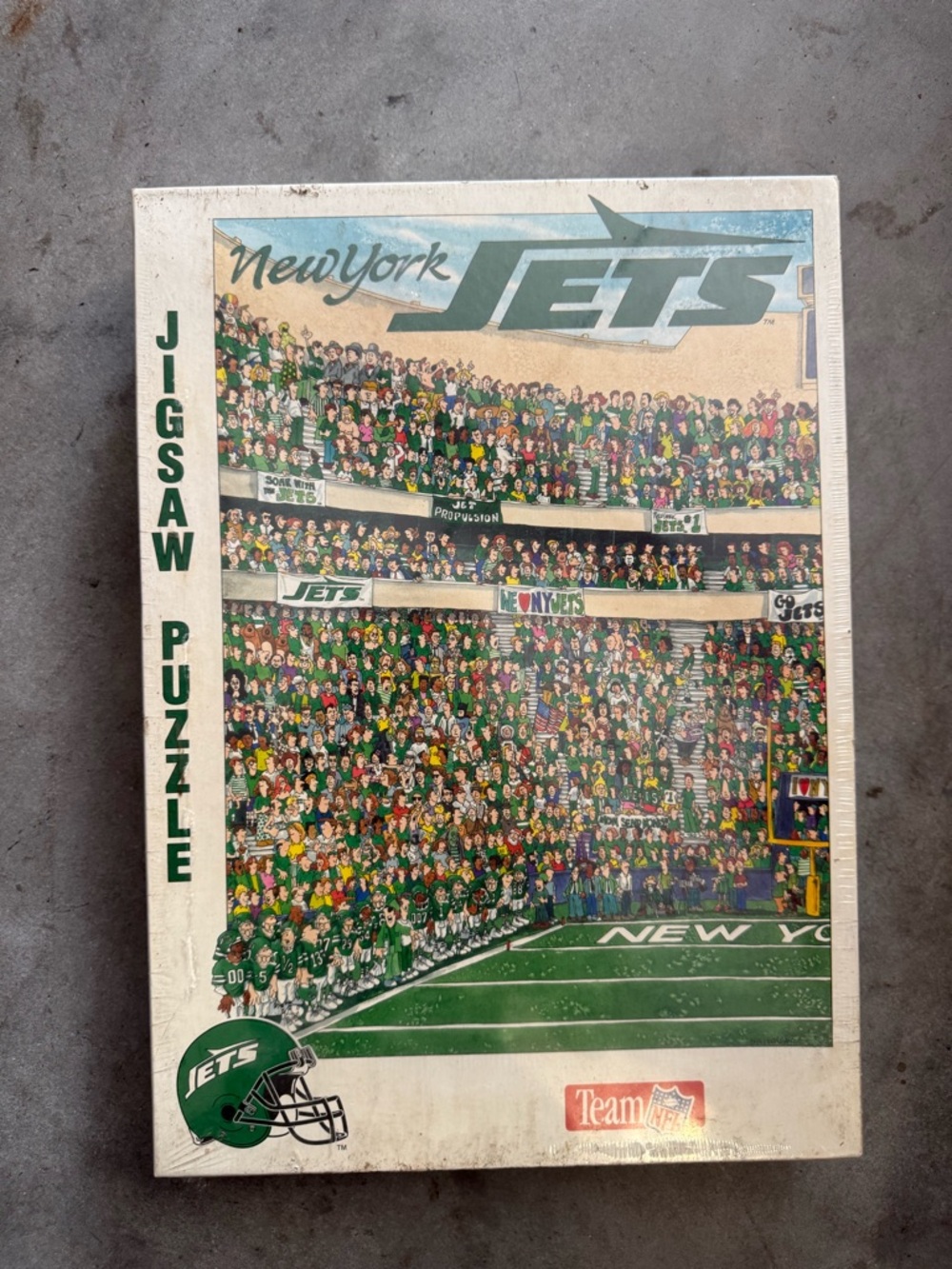 New York Jets Jigsaw Puzzle 513 Pieces Vintage NFL Sealed Team Puzzle